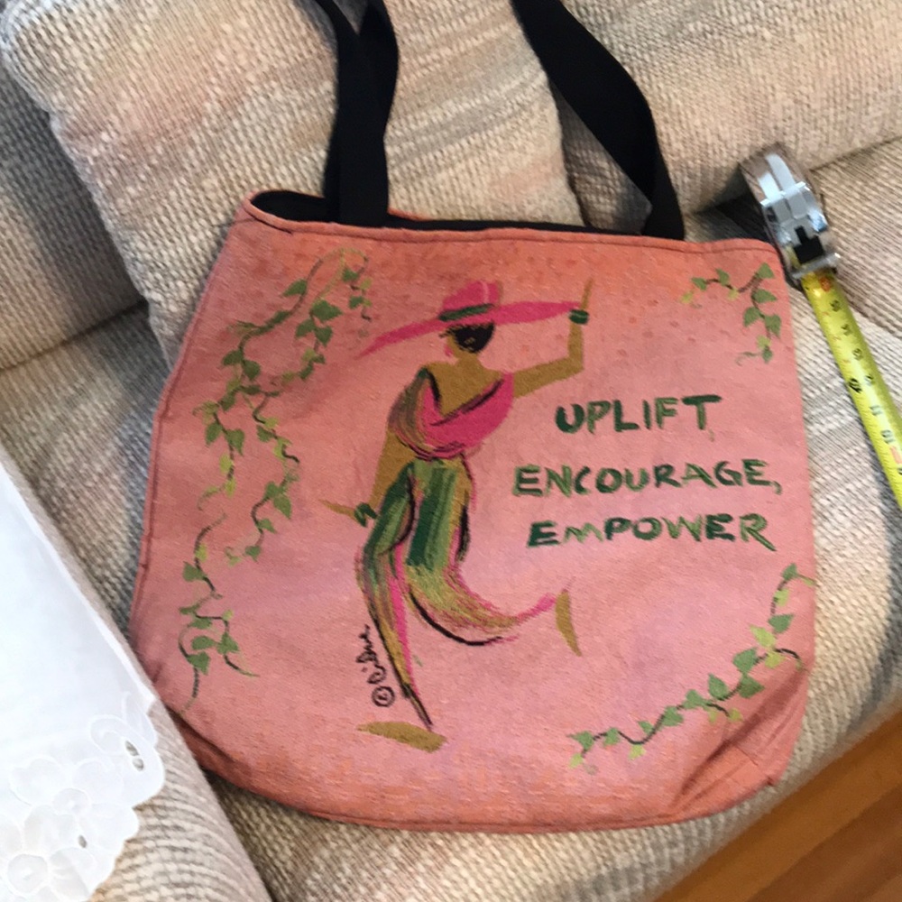 Woven Totes. Gal power! Uplift encourage empower!